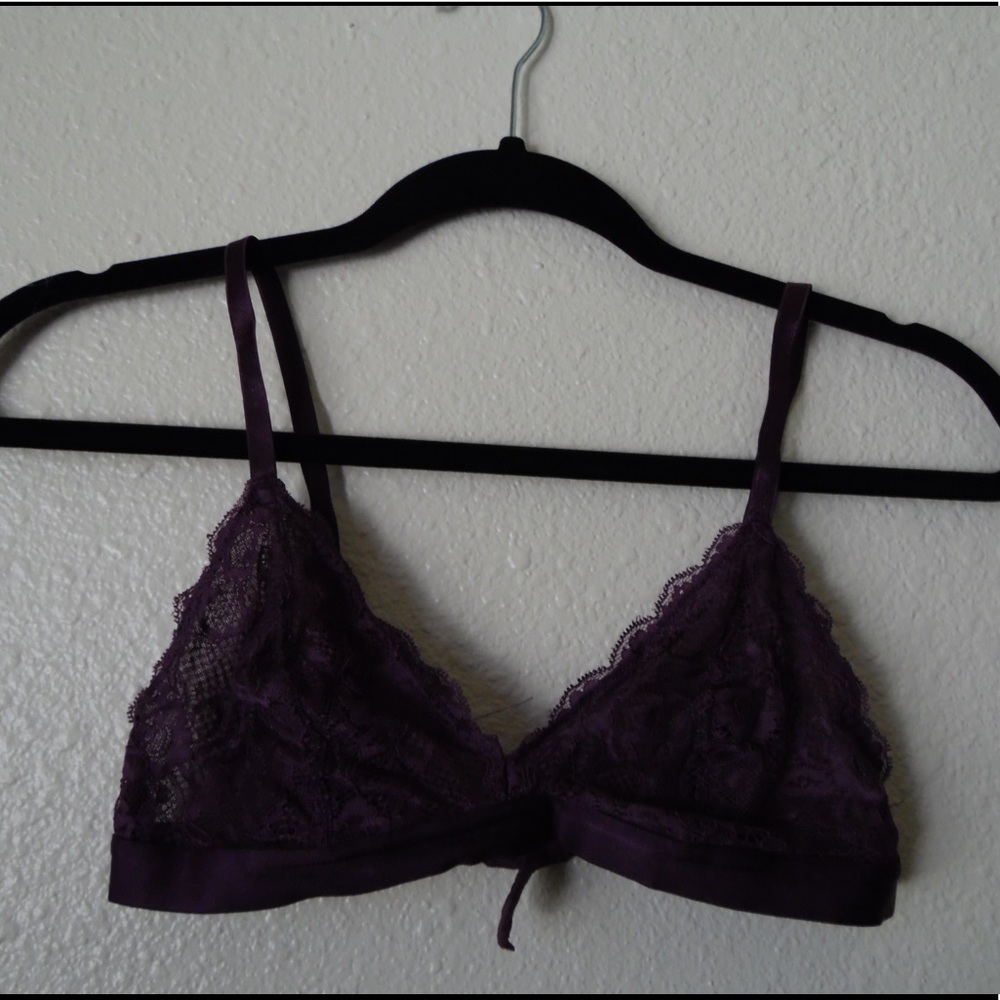 Purple Lace Bralette